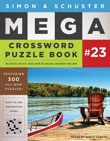 Simon schuster mega crossword puzzle book