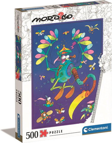 Clementoni - puzzel 500 stukjes - impossible mordillo - puzzel voor volwassenen en kinderen - 14-99 jaar