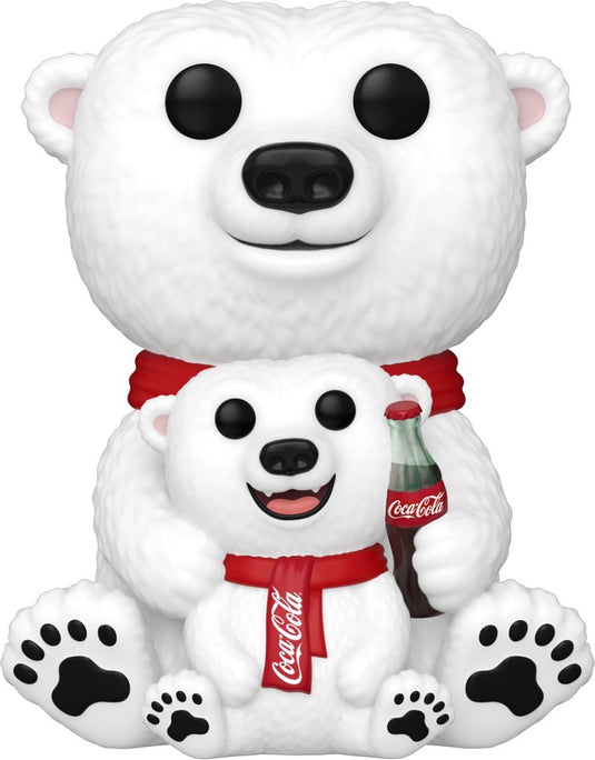 Funko coca-cola ad icons - coca cola polar bear cub vinylfiguur 241 pop! standaard