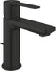 Grohe lineare new xs-size wastafelmengkraan – met trekwaste – ecojoy – fastfixation plus – matte black