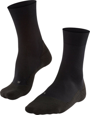 Falke go2 anti-blaar katoen functioneel materiaal golfsokken heren zwart - maat 44-45