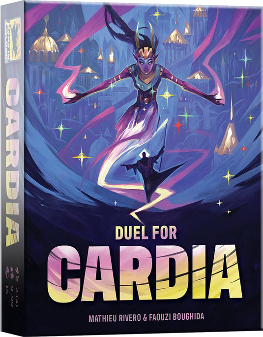 Asmodee duel for cardia - fast paced, strategic card game for two players: choose your card wisely to win against your opponent!
