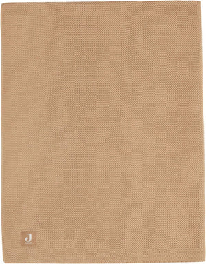 Jollein baby deken wieg 75x100cm basic knit - biscuit
