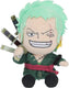 One piece sakami merchandise - roronoa zoro 25 cm pluche knuffel - multicolours