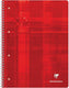Clairefontaine collegeblok 8252c din a4 blauw geruit 90 g m²