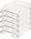 Leitz brievenbakje plus 5226 transparant 5 stuks