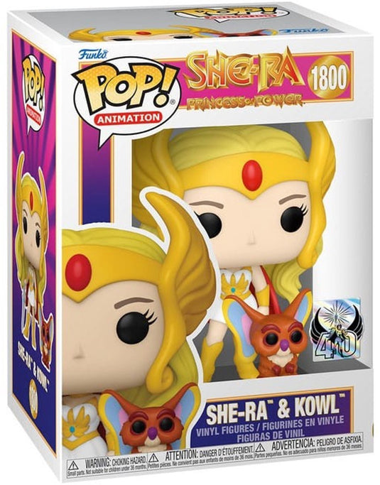 Funko masters of the universe she-ra - she-ra with kowl vinylfiguur 1800 unisex pop! - meerkleurig - standard