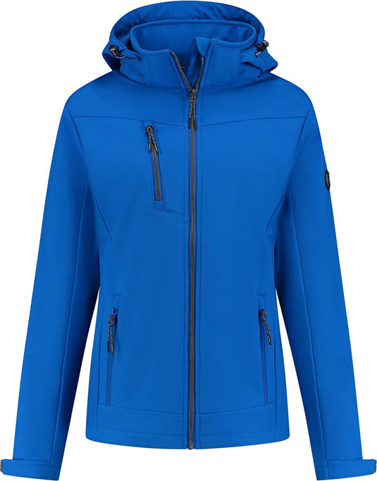 Kjelvik softshell jas roxi licht blauw