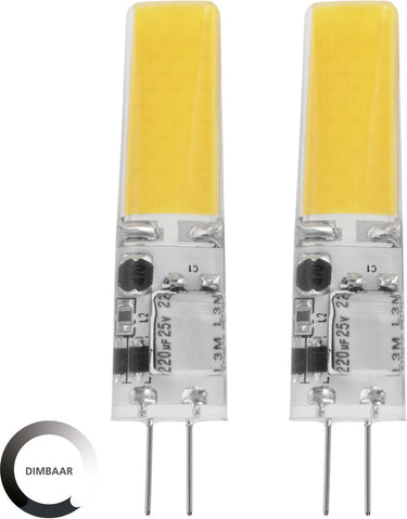 Eglo led lamp - g4 - ø 1.6 cm - transparant - 2700k - dimbaar
