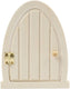 Creativ company houten miniatuur deur met scharnieren, 13x10cm