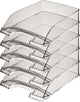 Leitz brievenbak plus a4 transparant rookglas | 5 stuks