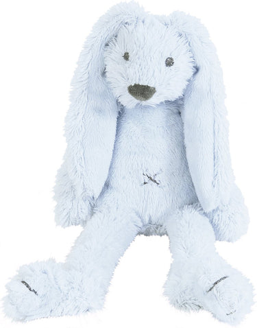 Happy horse konijn richie knuffel 28cm - blauw - baby knuffel