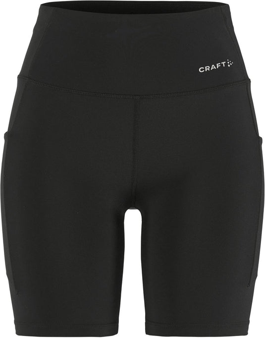 Craft essence short tights 3 w dames sportlegging - zwart