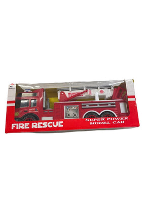 Brandweerauto 30cm frictie 32x12,5x9cm