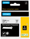 Dymo rhino industriële labels | permanent polyester | 12 mm x 3,5 m | zwarte afdruk op wit | zelfklevende labels voor rhino labelmanager labelprinters