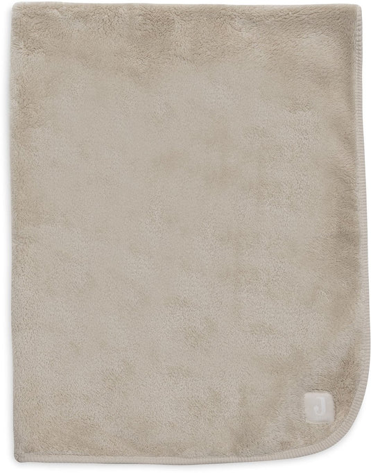 Jollein baby deken wieg - 75x100cm - basic jersey sherpa - warm sand
