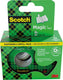 Scotch magic tape plakband ft 19 mm x 7 | 5 m | dispenser + 3 rolletjes | ophangbaar doosje
