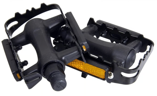 Fpd aa+ nw-91k pedaal set staal kunststof zwart 9 16 draad oem