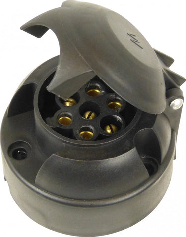 Carpoint stekkerdoos 7-polig 6cm - zwart