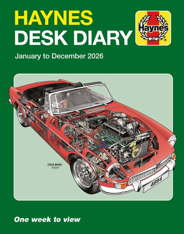 Haynes 2026 desk diary