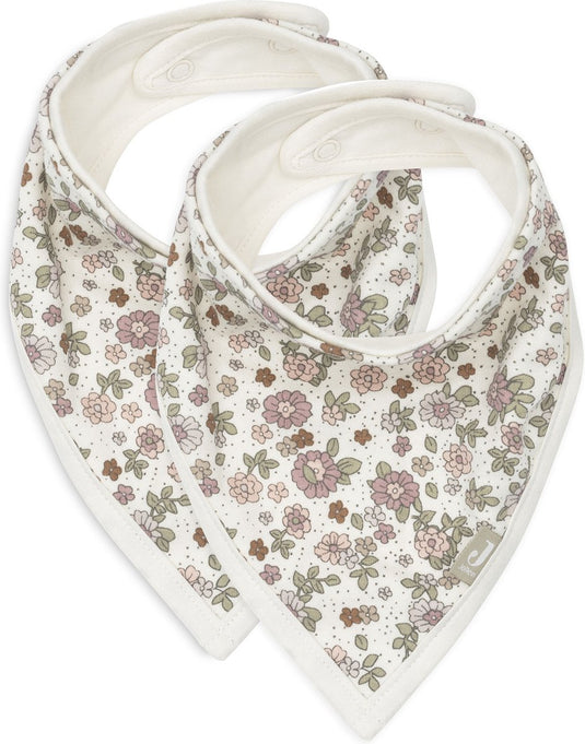 Jollein slab bandana retro flowers (2pack)