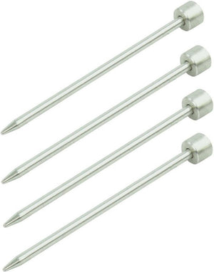Proplus rotspen met platte kop - aluminium - 15 cm - set van 4