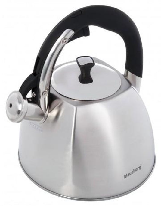 Klausberg kb-7409 fluitketel - 2,2l - rvs - alle warmtebronnen