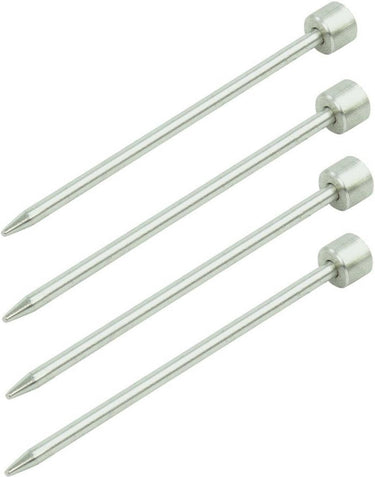 Proplus rotspen met platte kop - aluminium - 15 cm - set van 4