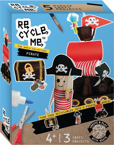 Re-cycle-me™ re-cycle-me knutselset pirate world