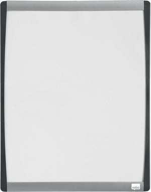 Nobo whiteboard met gewelfde lijst - 35,5 x 28cm - inclusief whiteboard accessoires - wit