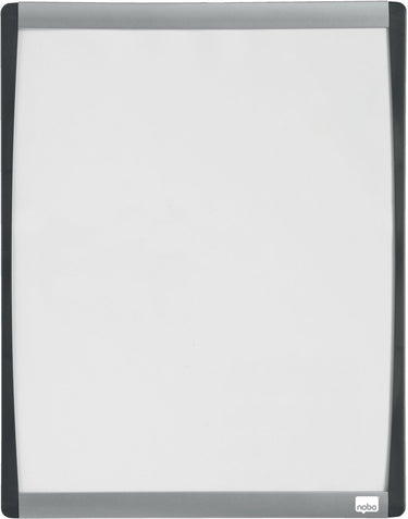 Nobo whiteboard met gewelfde lijst - 35,5 x 28cm - inclusief whiteboard accessoires - wit