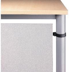 Bach achterwand hammerer vhr18 s aluminium 175x35cm zilver
