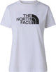 The north face w evolution half dome slim short sleeve dames outdoorshirt - tnf wit