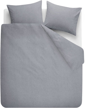Beddinghouse frost dekbedovertrek - tweepersoons - 200 x 200 220 cm - blauwgrijs