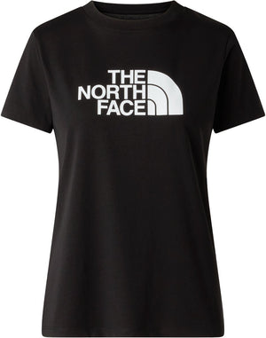 The north face w evolution half dome slim short sleeve dames outdoorshirt - tnf zwart