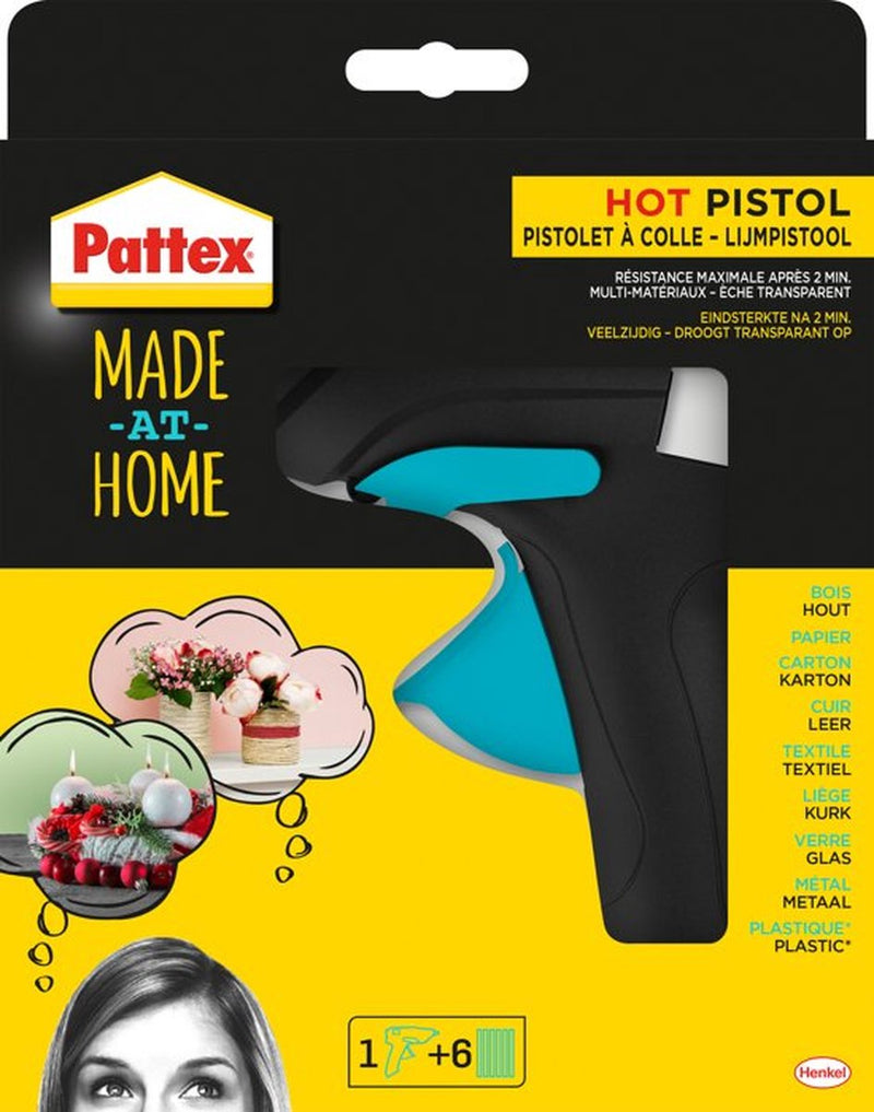 Afbeelding laden in galerijviewer, Pattex lijmpistool hotpistol incl 6 lijmsticks | hotmelt lijm pistool | lijmpistool | glue gun | hobby | creatief
