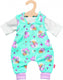 Heless poppenromper en t-shirt 28-35 cm katoen blauw