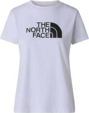The north face w evolution half dome slim short sleeve dames outdoorshirt - tnf wit