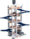 Klein toys theo klein mercedes-benz-parkeergarage met 5 verdiepingen - 55x55x85 cm - wit blauw