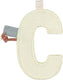 Little dutch slinger element - letter c - ecru