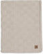 Jollein baby deken ledikant - 100x150cm - box knit - warm sand velvet
