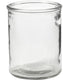 Creativ company glazen waxinelicht 9,8 cm, 6 stuks
