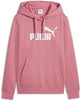 Puma ess no. 1 logo hoodie fl (s) dames trui - wild pink