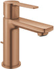 Grohe lineare new xs-size es wastafelmengkraan – koude start – trekwaste – ecojoy – geborsteld warm sunset