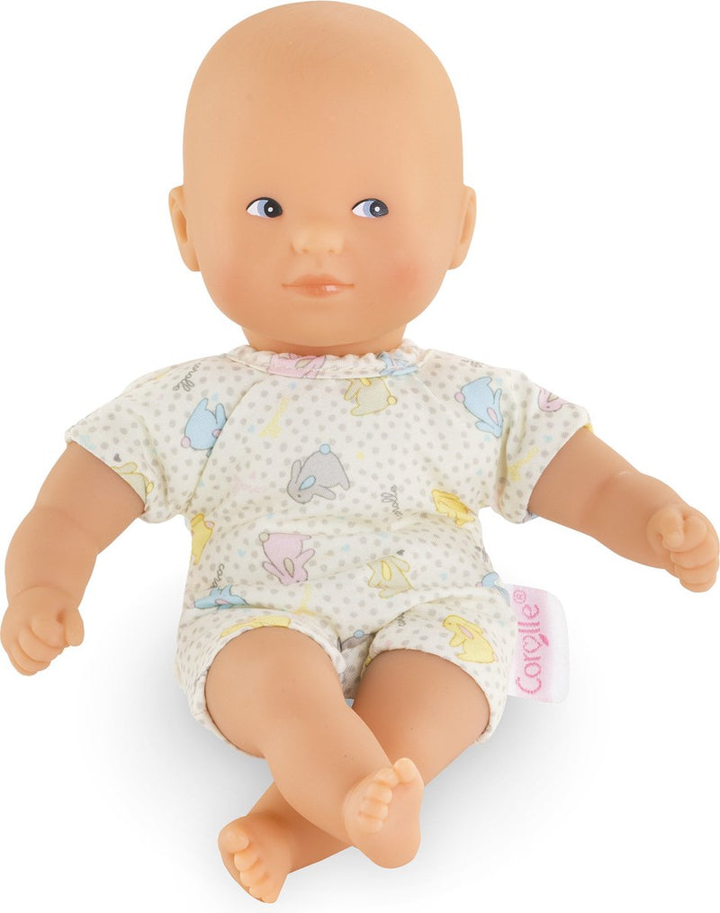 Afbeelding laden in galerijviewer, Corolle babypop mini calin konijn blauwe ogen 20cm - vanillegeur.
