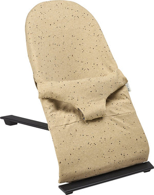 Meyco baby rib mini spot wipstoelhoes - toffee melange