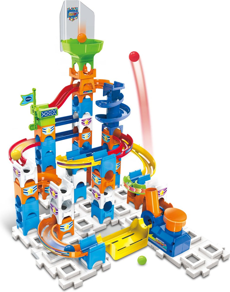 Afbeelding laden in galerijviewer, Vtech marble rush adventure set s100 - speelgoed knikkerbaan - educatief - 61 onderdelen - inclusief 5 knikkers - cadeau - vanaf 4 jaar
