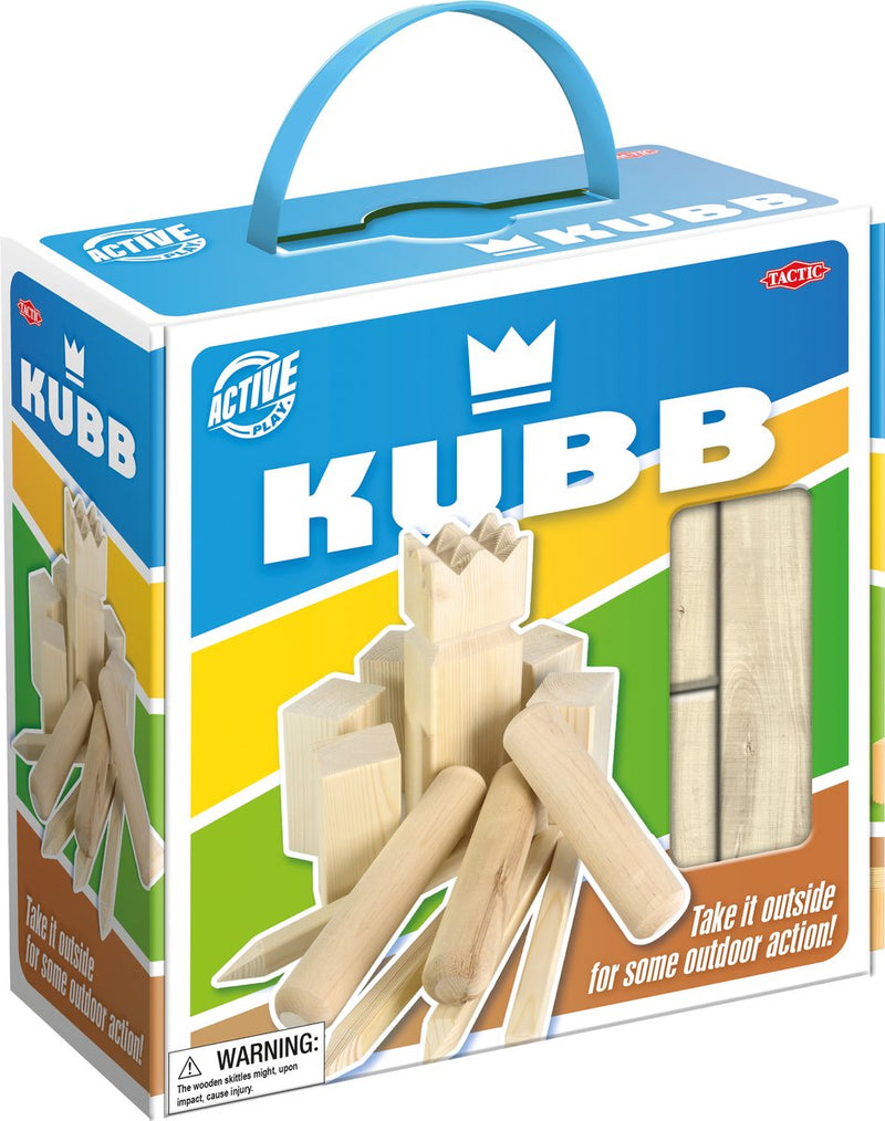 Chargez l'image dans la visionneuse de la galerie, Tactic kubb – vang- en werpspel – origineel zweeds werpspel in handige draagbare doos – duurzaam grenenhout
