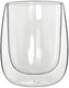 Bialetti verona dubbelwandige glazen 250 ml – set van 2 – borosilicaatglas – koffie- en theeglazen – vaatwasserbestendig
