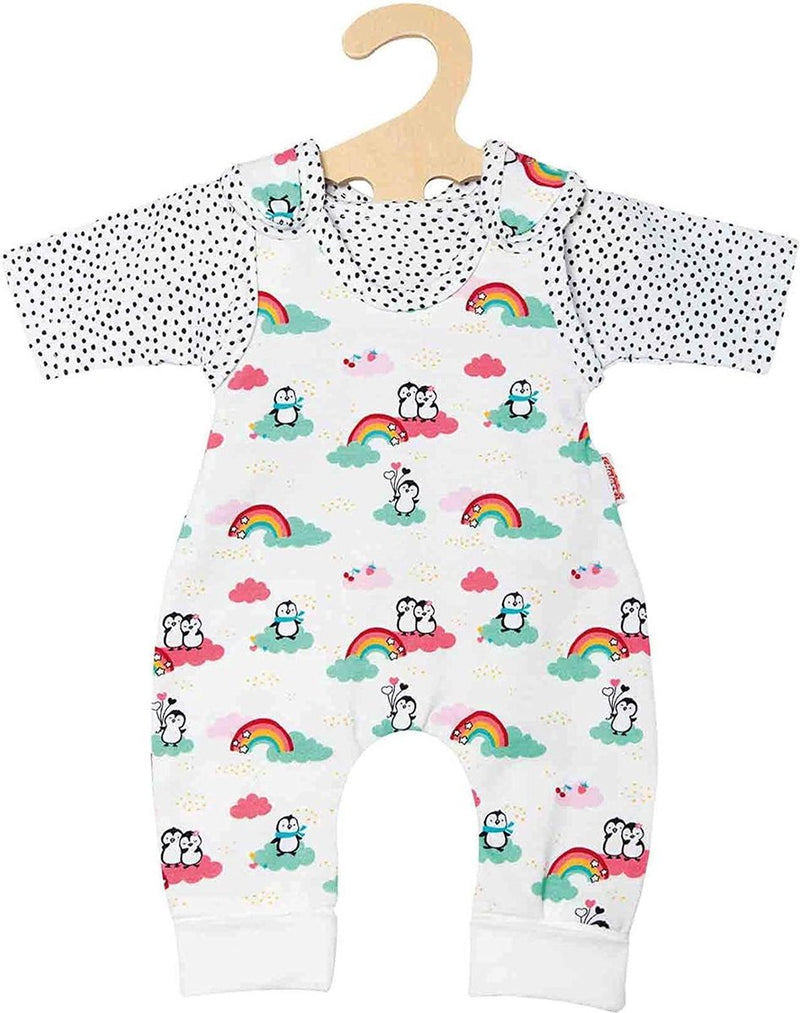 Afbeelding laden in galerijviewer, Heless poppen romper pinguin met t-shirt, 28-35 cm
